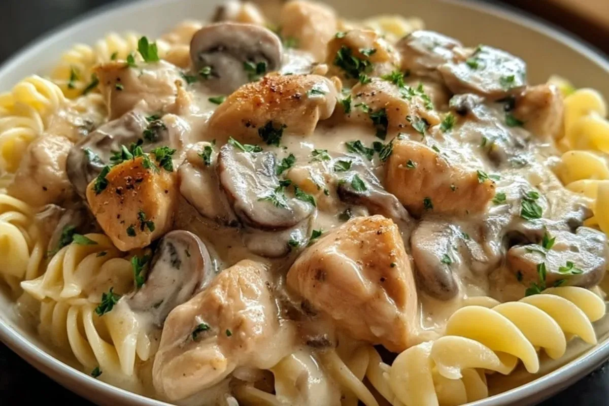 Poulet Stroganoff Crémeux