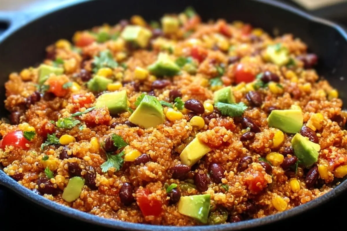 Quinoa Mexicaine En Une Seule Poêle