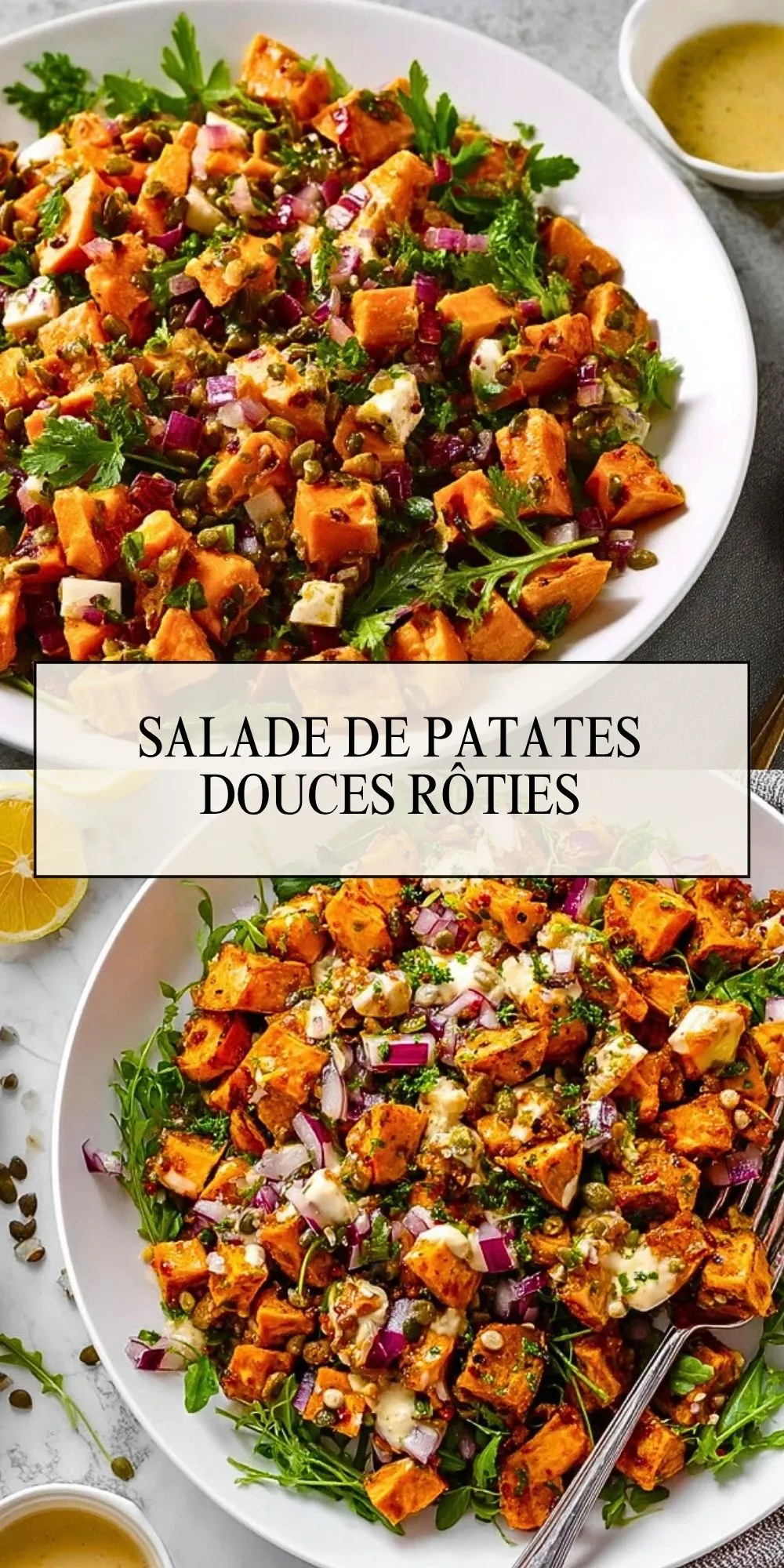 Salade De Patates Douces Rôties - Pin 1