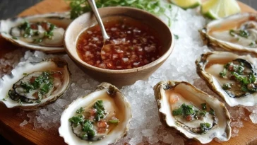 Sauce Mignonette Pour Huîtres