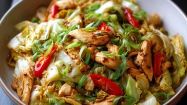 Sauté De Poulet Chinois Au Chou