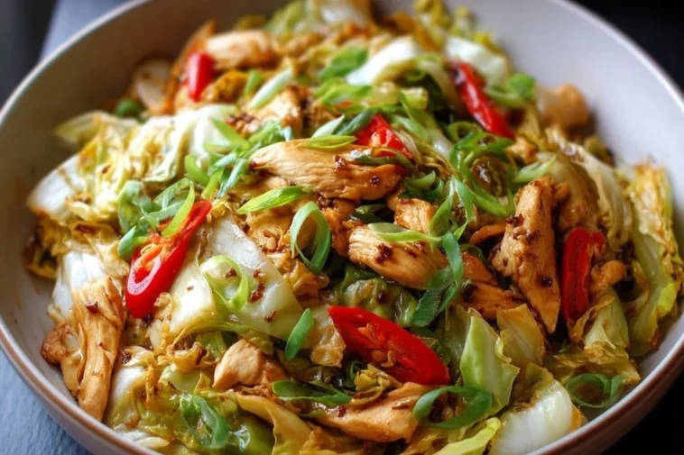 Sauté De Poulet Chinois Au Chou