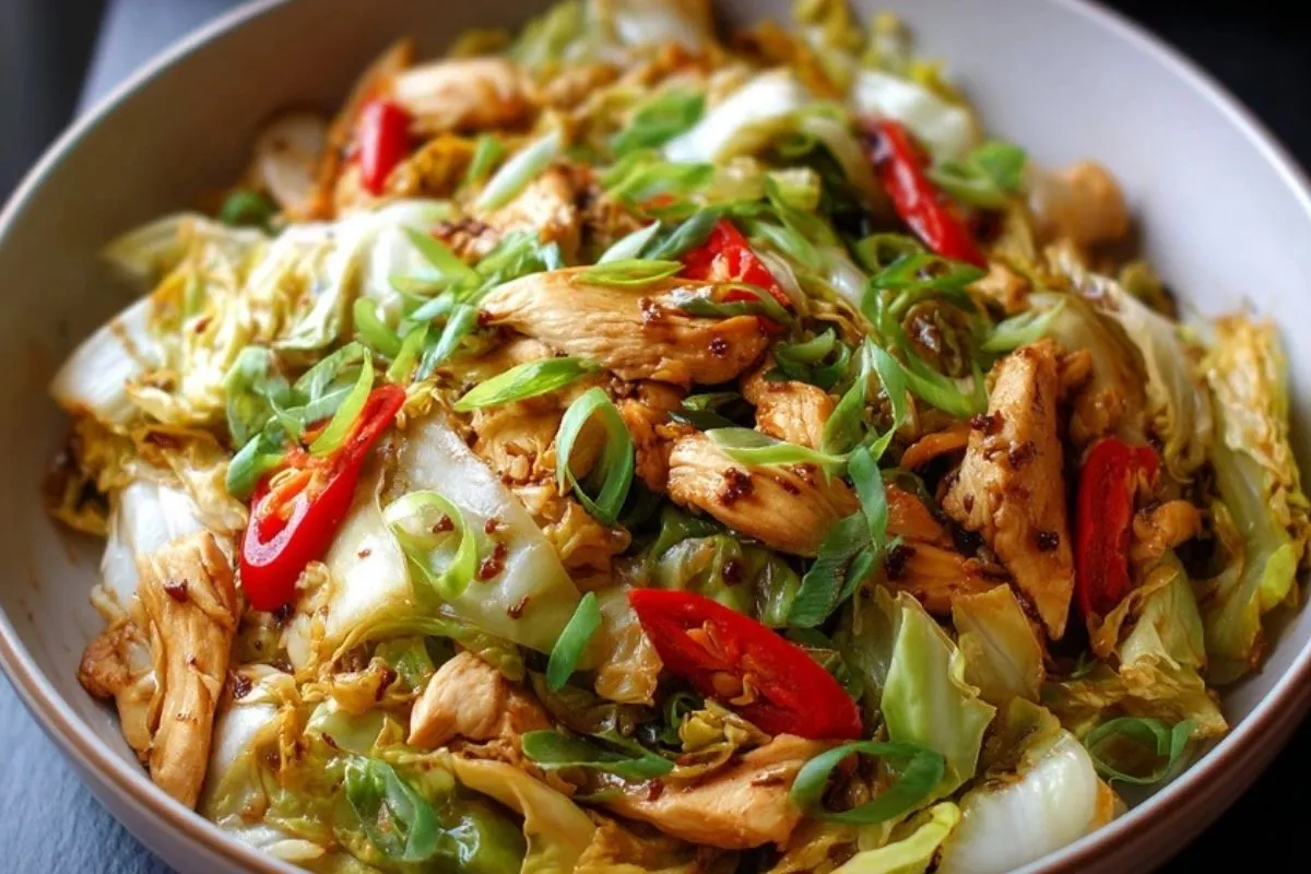 Sauté De Poulet Chinois Au Chou