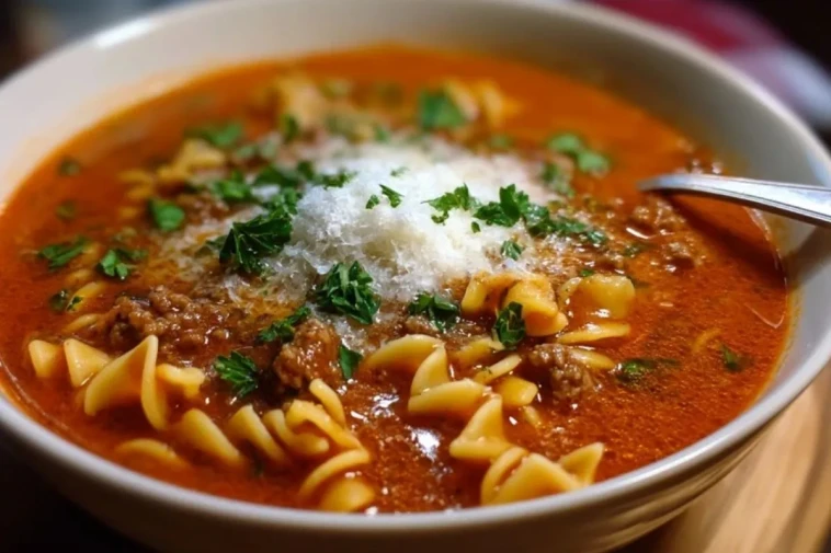 Soupe de Lasagne Maison