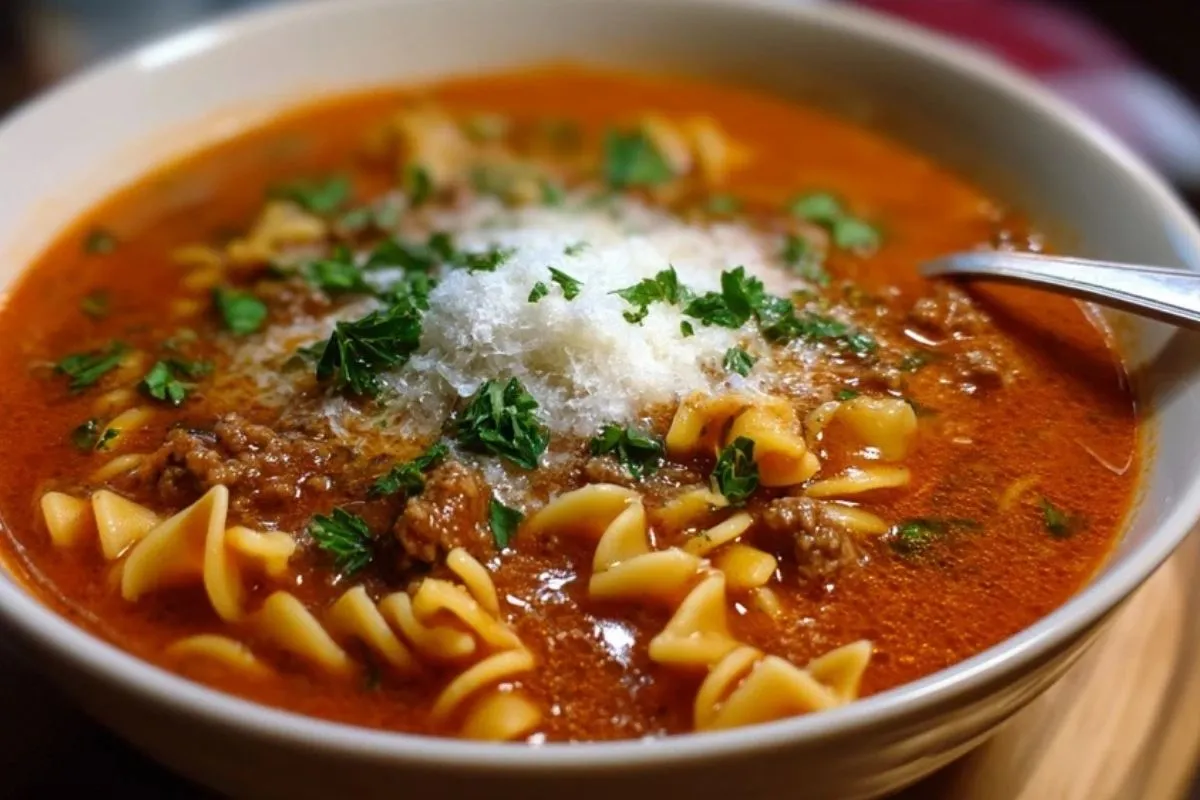 Soupe de Lasagne Maison