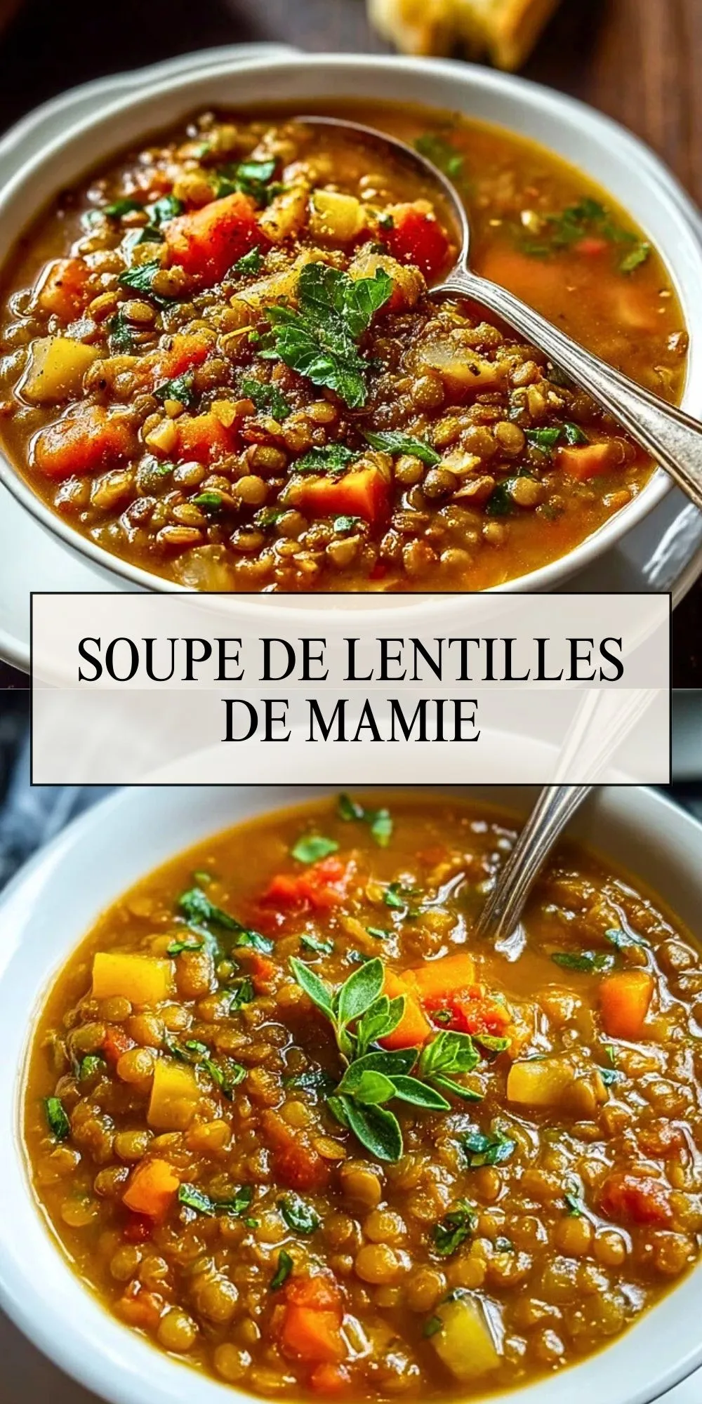 Soupe de Lentilles de Mamie - Pin 1