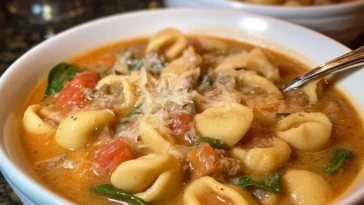 Soupe De Pâtes Crémeuse