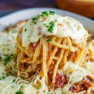 Spaghetti Alfredo Facile