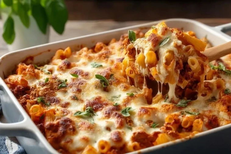 Ziti Au Fromage Cottage Riche En Protéines